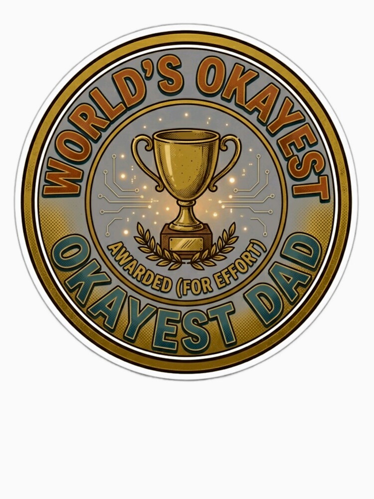 World’s Okayest Dad Optimized Title (copy-paste): Worlds Okayest Dad T-Shirt | Funny Dad Joke | Fathers Day Gift by Clintora