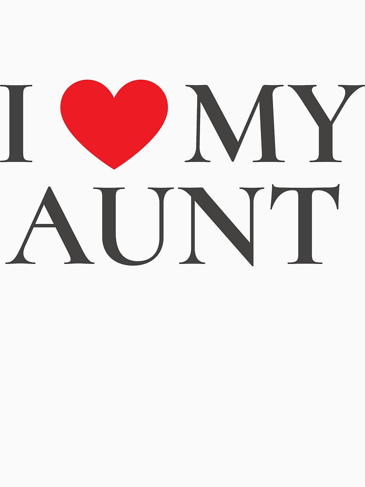 i love my aunt GIFT Valentine GIFT birthday gift by MONINA-DESIGN
