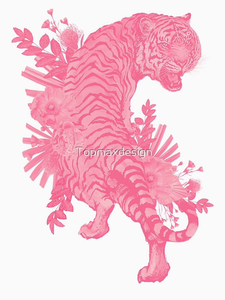 Art Pink Tiger by Topmaxdesign