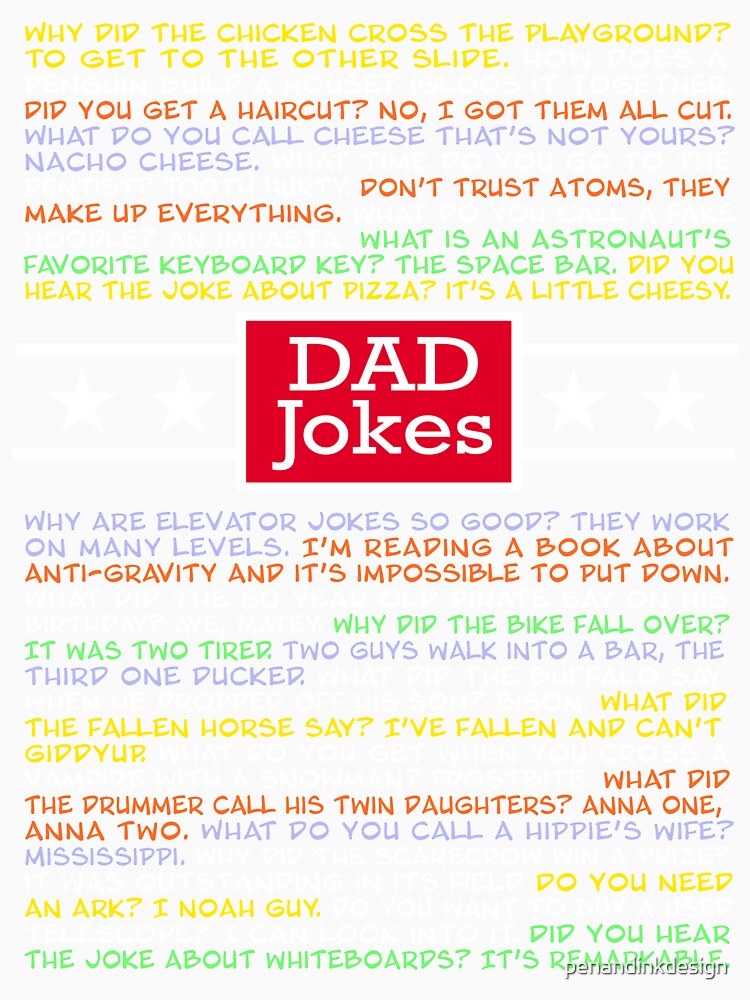 dad jokes! A bunch of them! by penandinkdesign