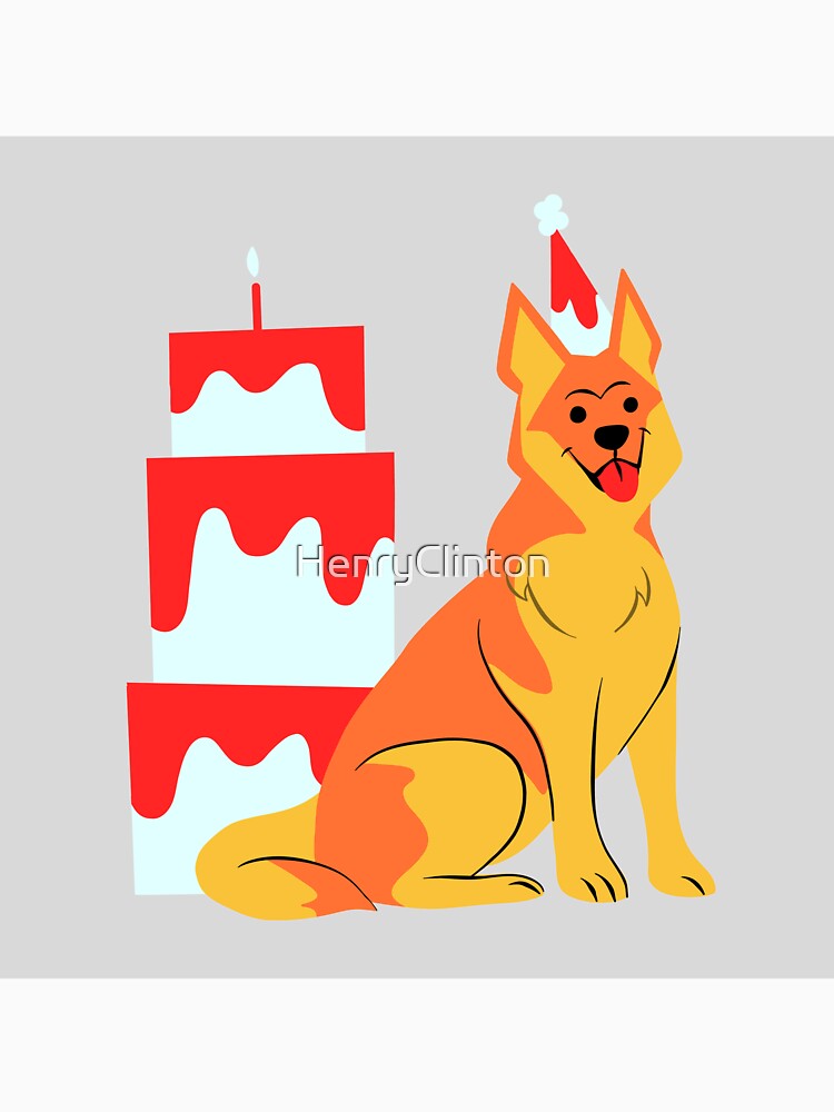 Cake lover Dog by HenryClinton