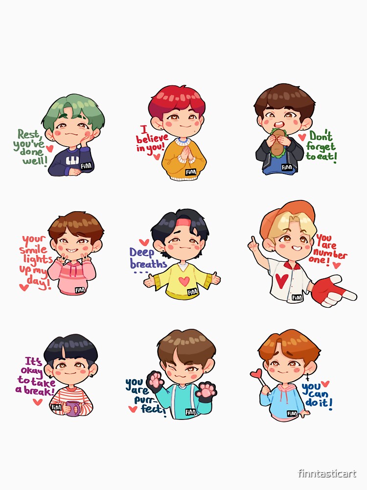 Stray Kids Positivity Stickers by finniigan