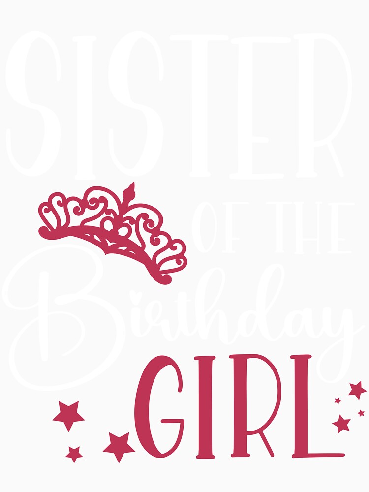 Birthday Squad Sister of the Birthday Girl Birthday Party Gift by mysticblvd
