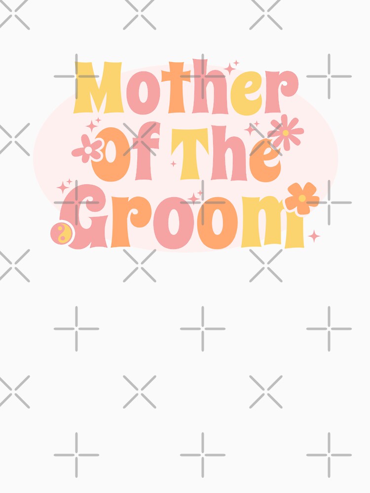 Mother of the Groom - Pink Groovy Hippy Bachelorette by dottiedigitals