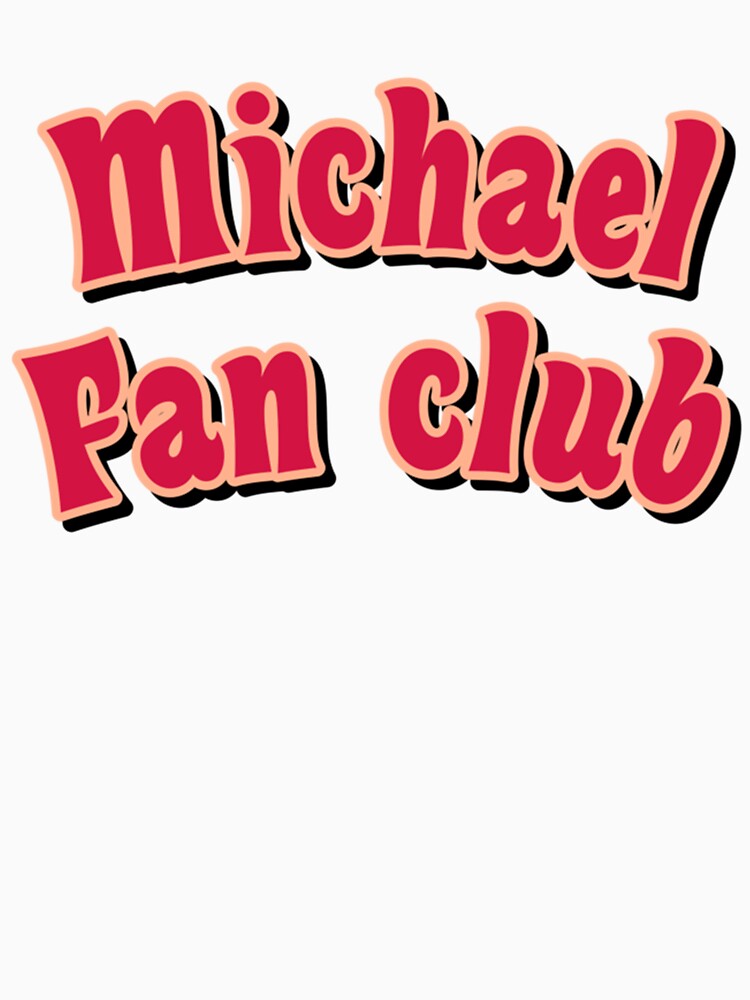 Michael fan club red by AshleyTeeDesign