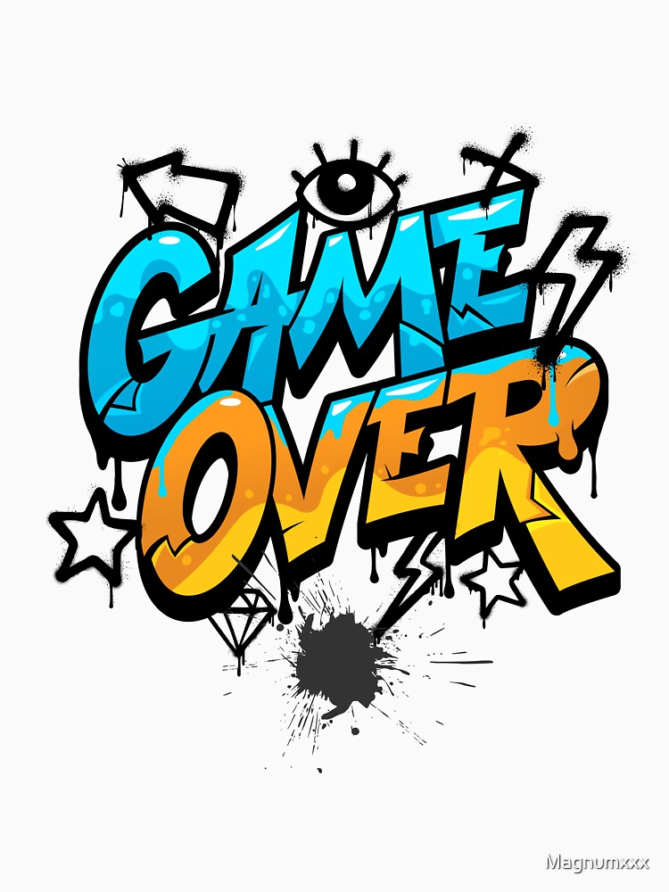 game over tshirt by Magnumxxx store