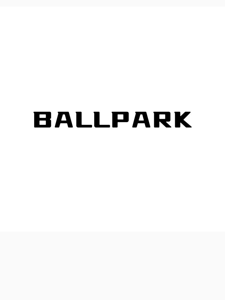 BALLPARK – Baseball Fan Tee | Uncle Jichuan by Uncle-Jichuan