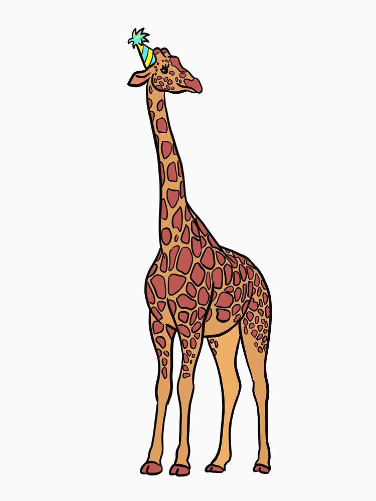 Colorful Party Giraffe by Luke Landwehr