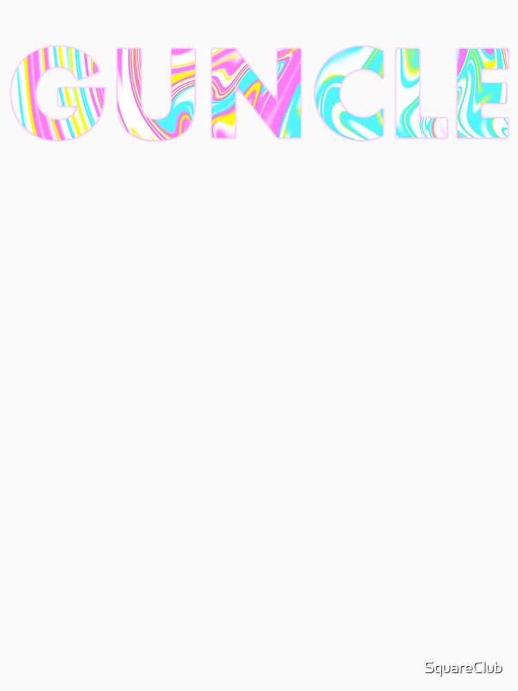 GUNCLE In Psychedelic Colours by SquareClub