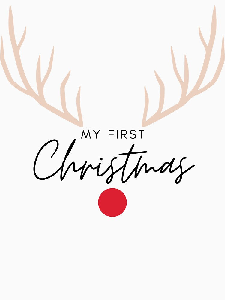 Baby Girl, Baby Boy Onsie, MY FIRST CHRISTMAS by GionaSophia