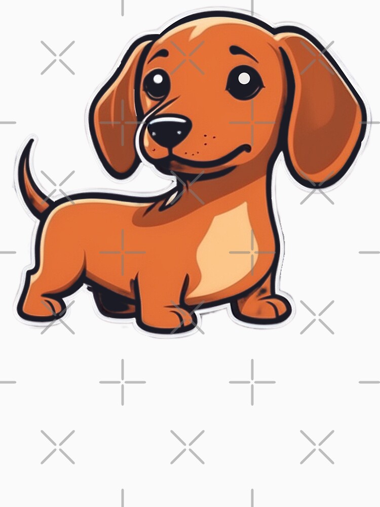 Dachshund in Kawaii by OurGirlGertie