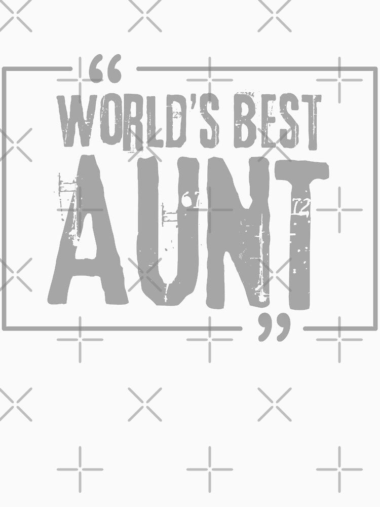 World's Best Aunt by Digital Lama Creations