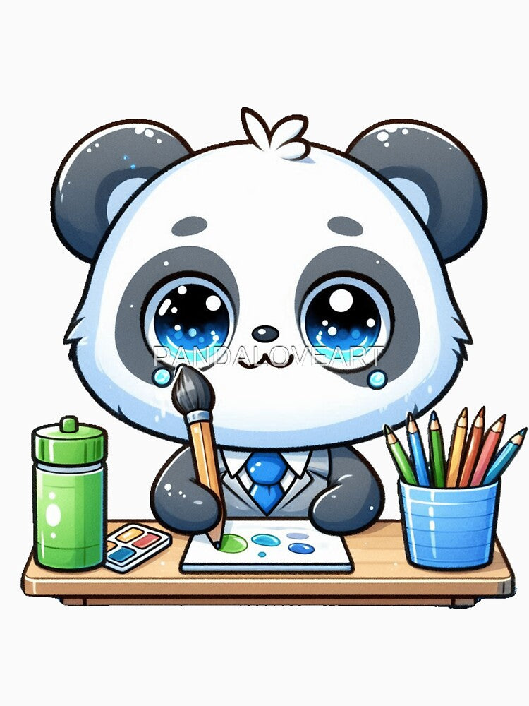School Panda 9 by PANDALOVEART