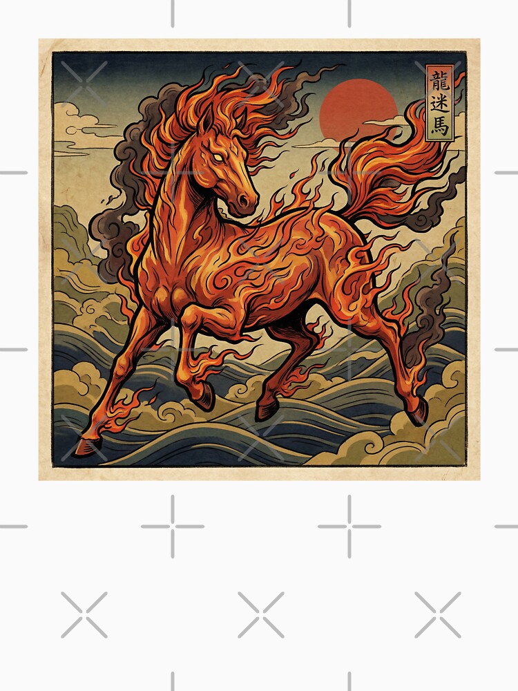 Year of the Fire Horse 2026 - Ukiyo-e Style by PasinduBhanuka