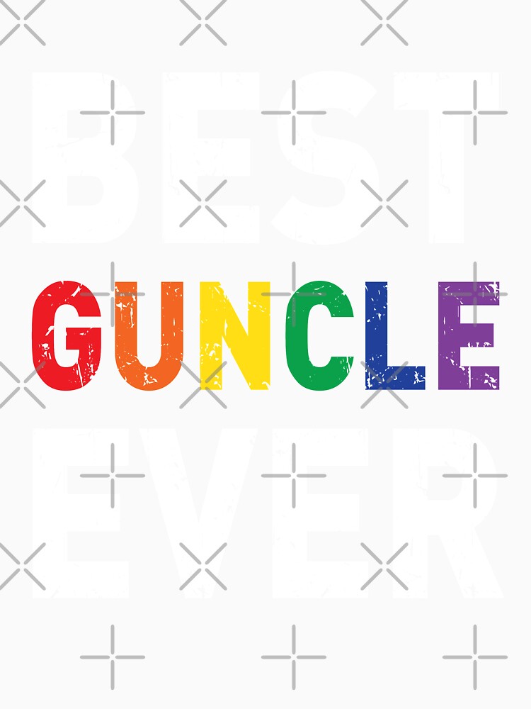 Best Guncle Ever I Heart Love My Gay Uncle Gift by MarOlv