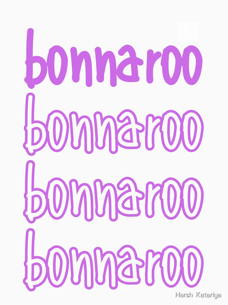bonnaroo Music Festival Text Art Design by Harsh  Katariya