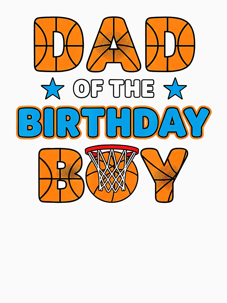 Dad of the Birthday Boy Basketball Party Game Day by allistermariam