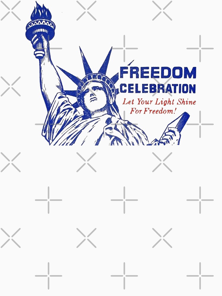 Vintage Freedom Celebration - Let Your Light Shine For Freedom by QuayTradingCo