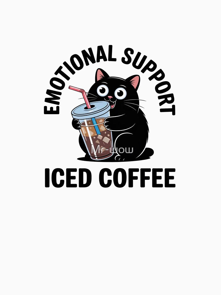 Sarcastic Over Caffeinated Tired Cat Meme Art by Mr-wow