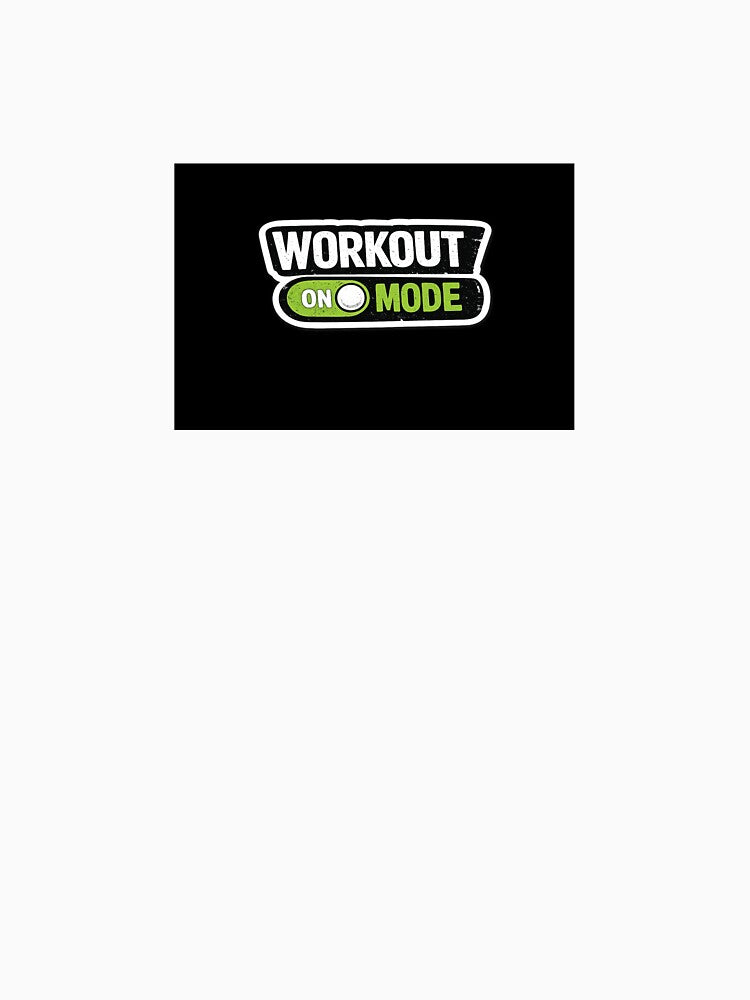Workout Mode On Gym Fitness Quote Sticker by CosmicCryptSdo