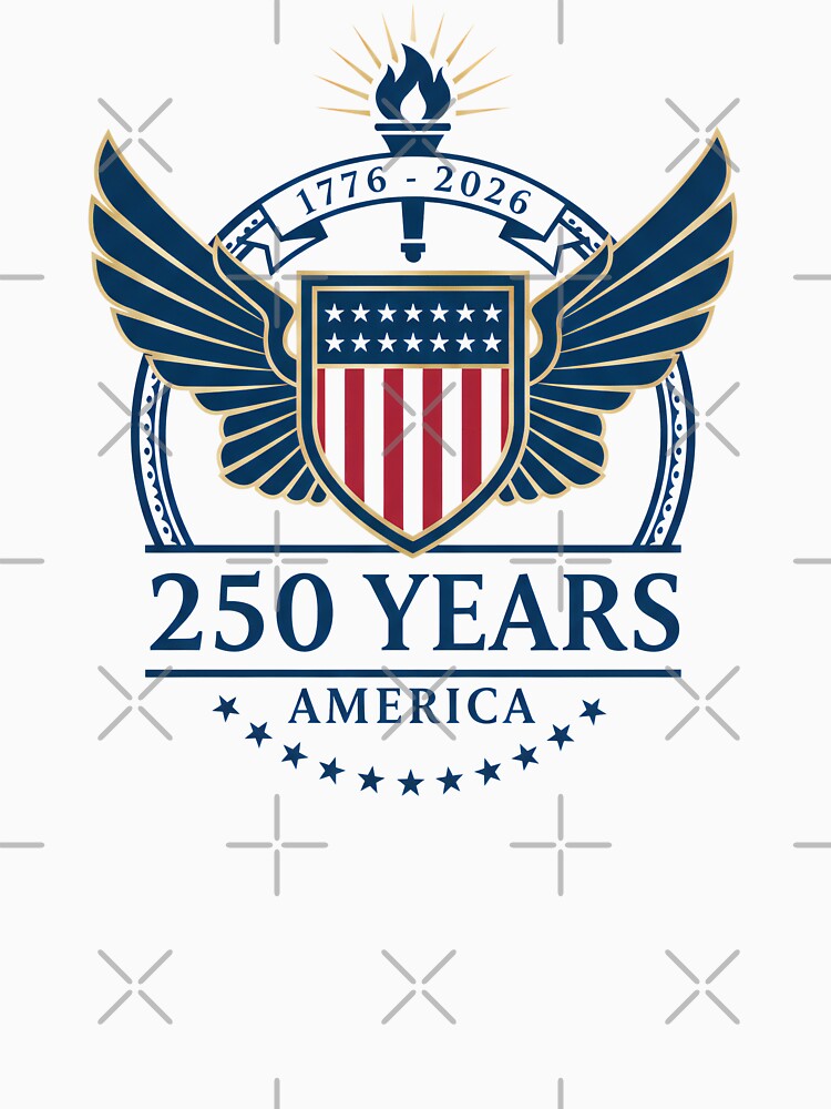250 Years America Anniversary | 1776–2026 Liberty & Independence Commemorative by gfxpartner