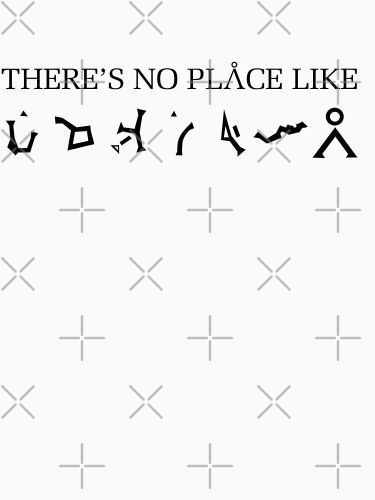 Stargate there’s no place like earth, black letters by Randompicture