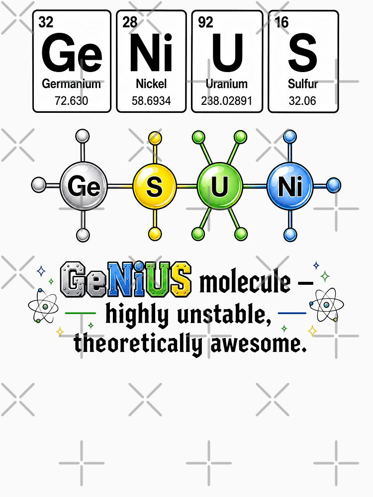 GeNiUS Nerd Elemental Nerd Shirt by digital-savant