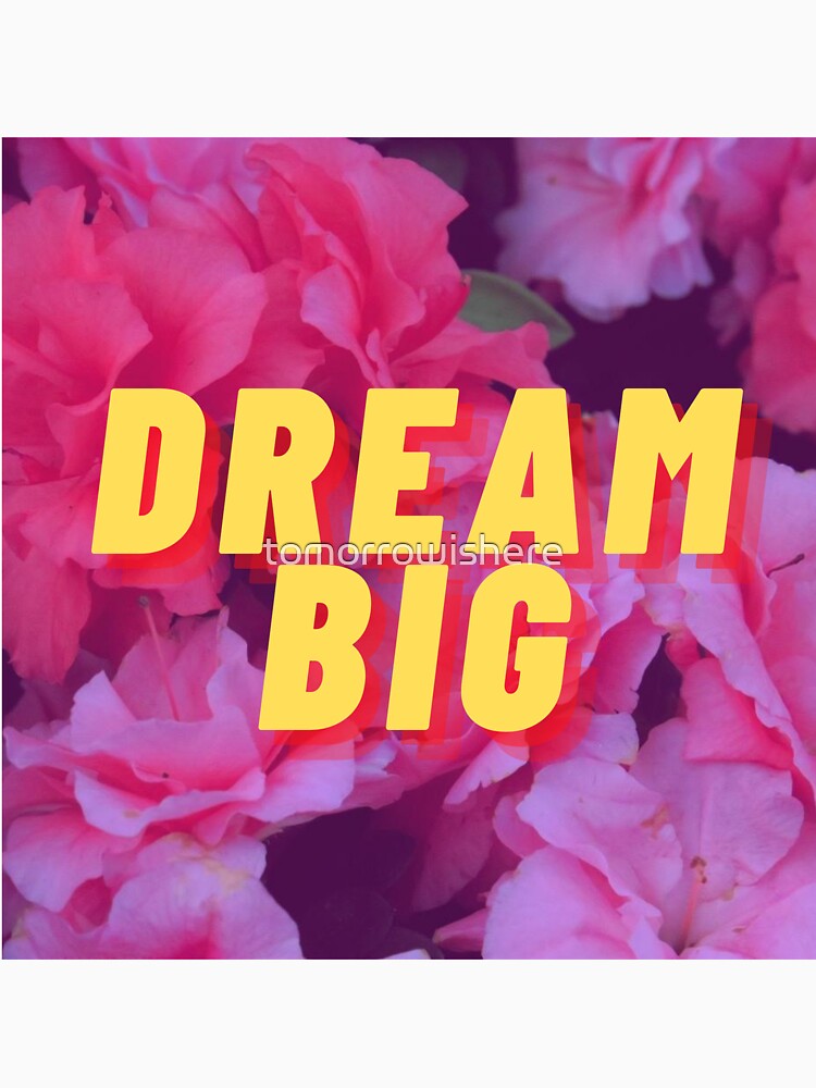 Dream Big by tomorrowishere