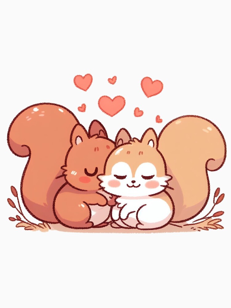 Squirrel Couple Valentine's Day by LemuellTrends