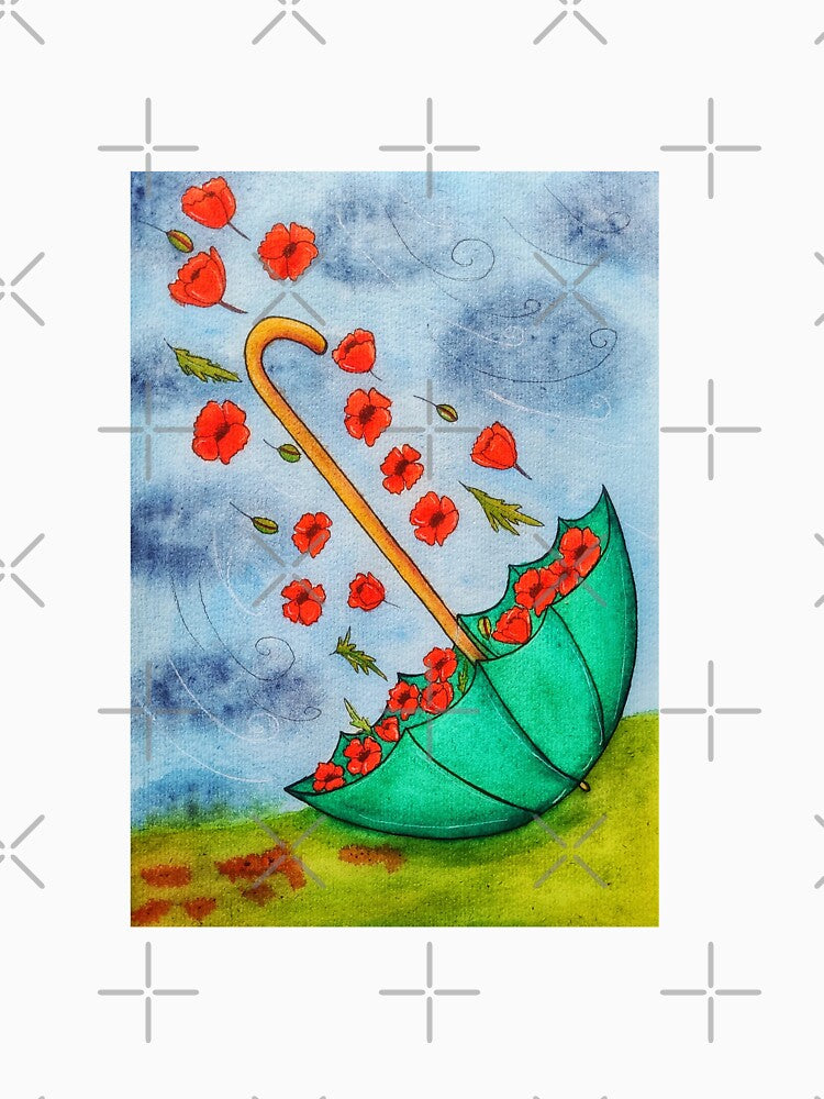 The poppy parasol by Paintedhues