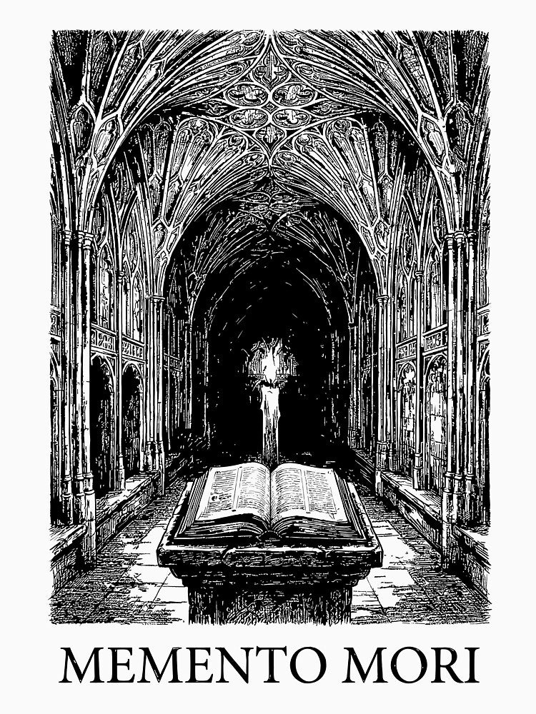 Gothic Cloister Vaulted Solitude - Dark Academia by bapupa
