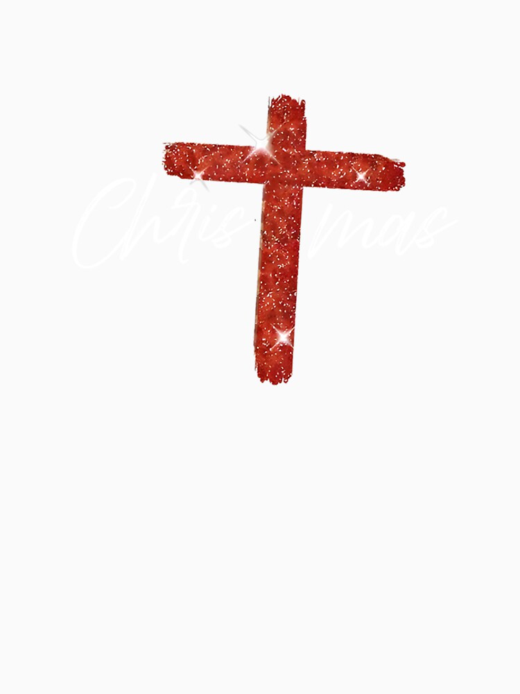 retro christmas faith cross Funny xmas by taaddison50