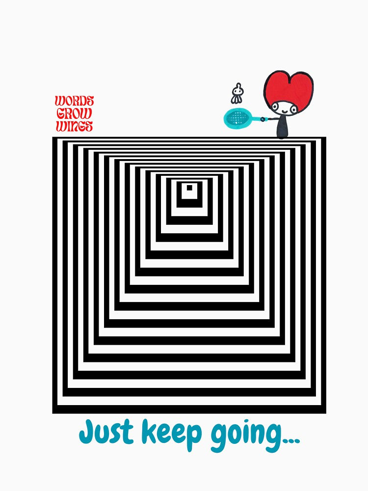 Badminton (Just keep going...) by Words Grow Wings