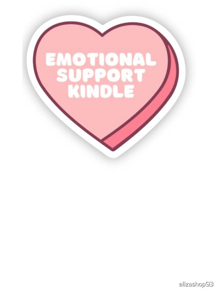Emotional Support Kindle Heart by elizashop93