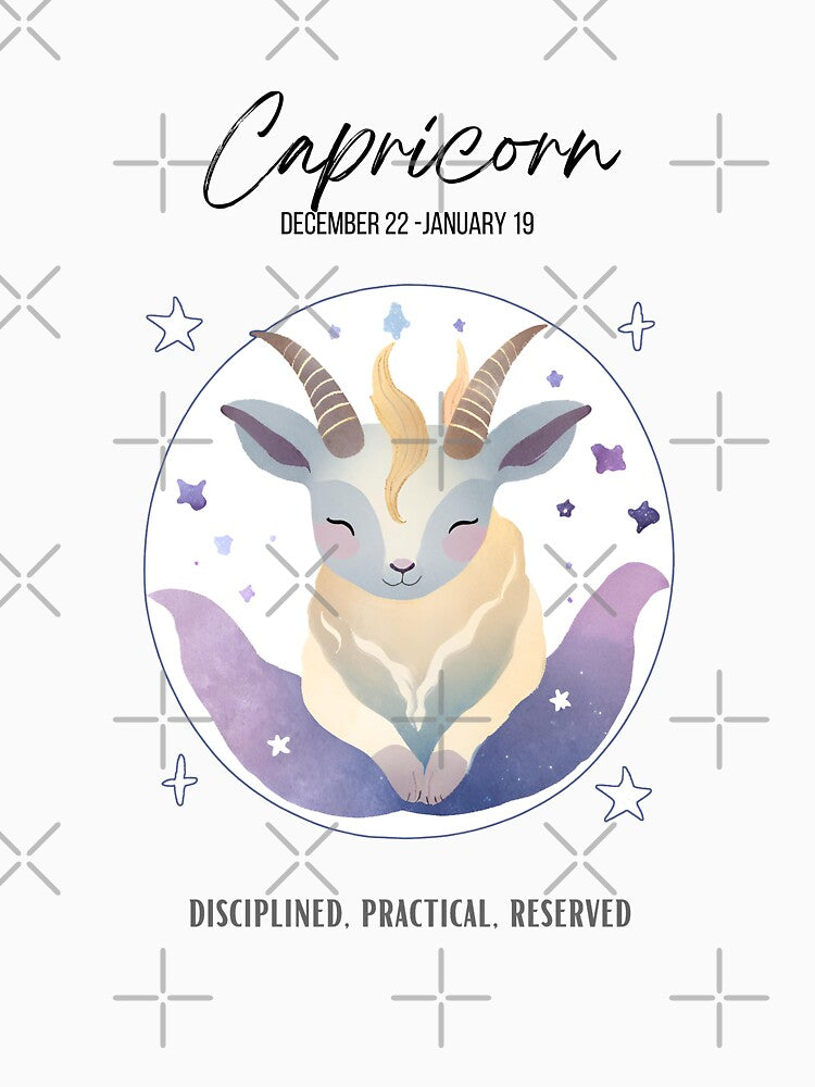 capricorn zodiac sign poster by taechion