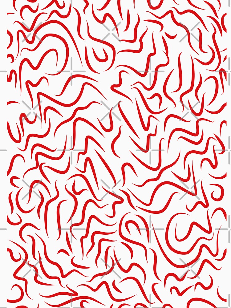 Groovy 70's patter aesthetic Red+ yellow by Ray Sánchez