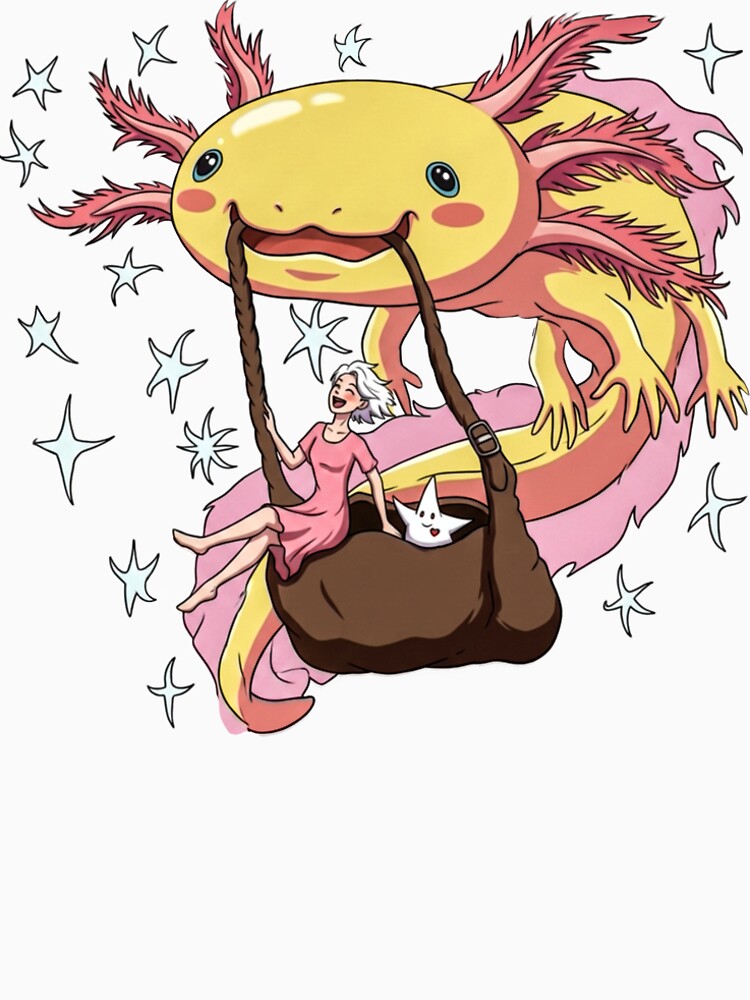 Dragon Axolotl & Joy Girl by Astraskal