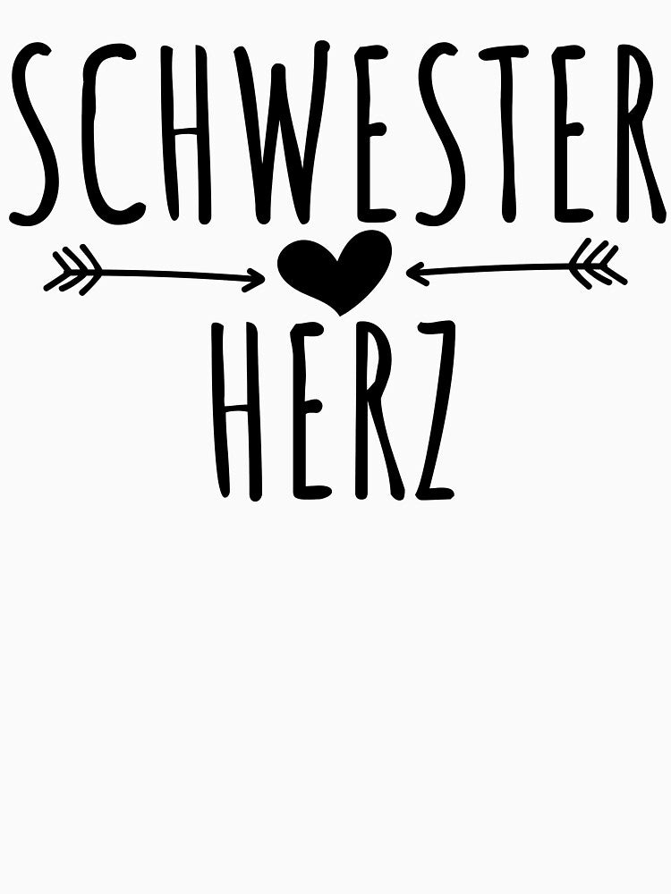 Sister heart by Herzshirts