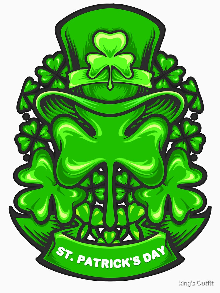 St patricks hat ornaments clover by king's Outfit