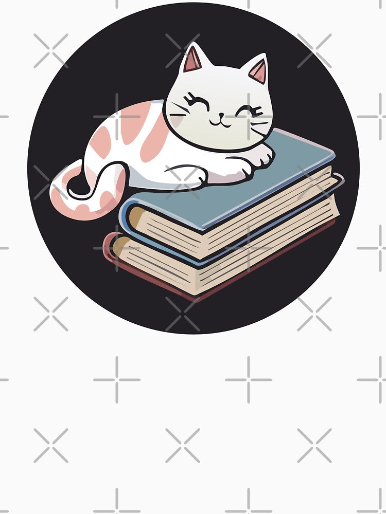 Cat falling asleep on books by jazzydevil