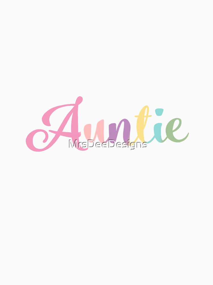 Auntie rainbow by MrsDeeDesigns