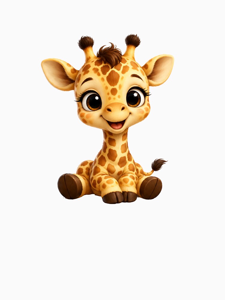 Sitting giraffe by Savnyy