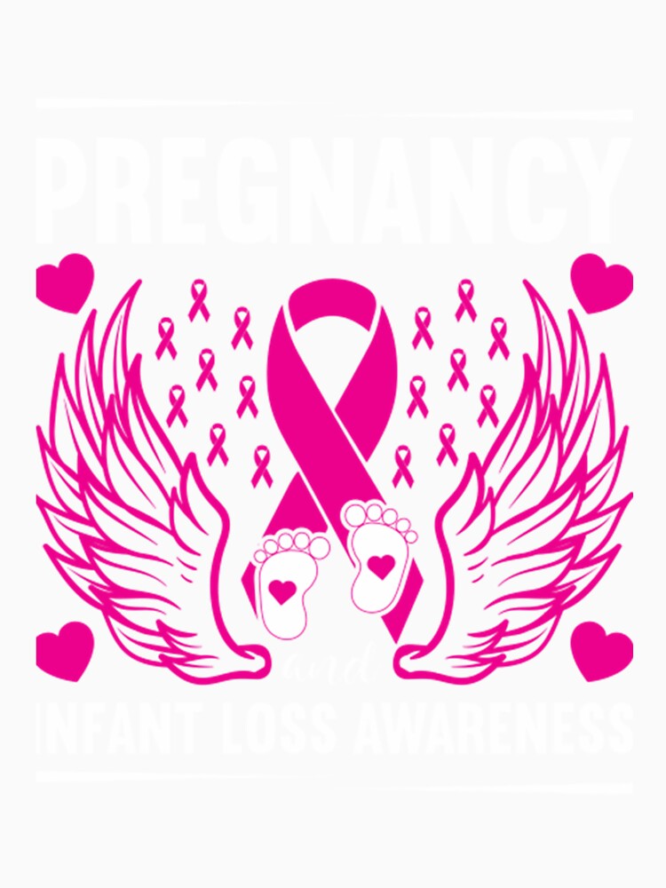 Pregnancy Infant Loss Awareness Month Ribbon by ZelfyNazary