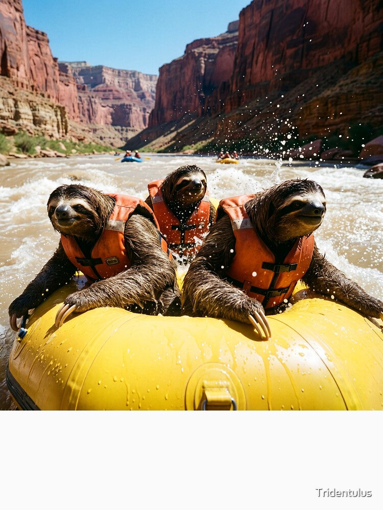 Adventurous Sloths White Water Raft the Colorado River by Tridentulus
