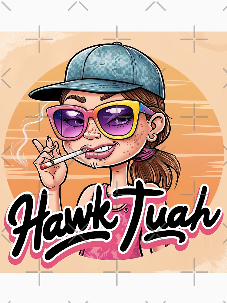 Hawk Tuah Funny Viral Meme by teamph