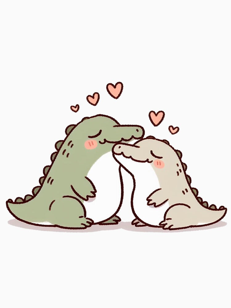 Alligator Couple Valentine's Day by LemuellTrends