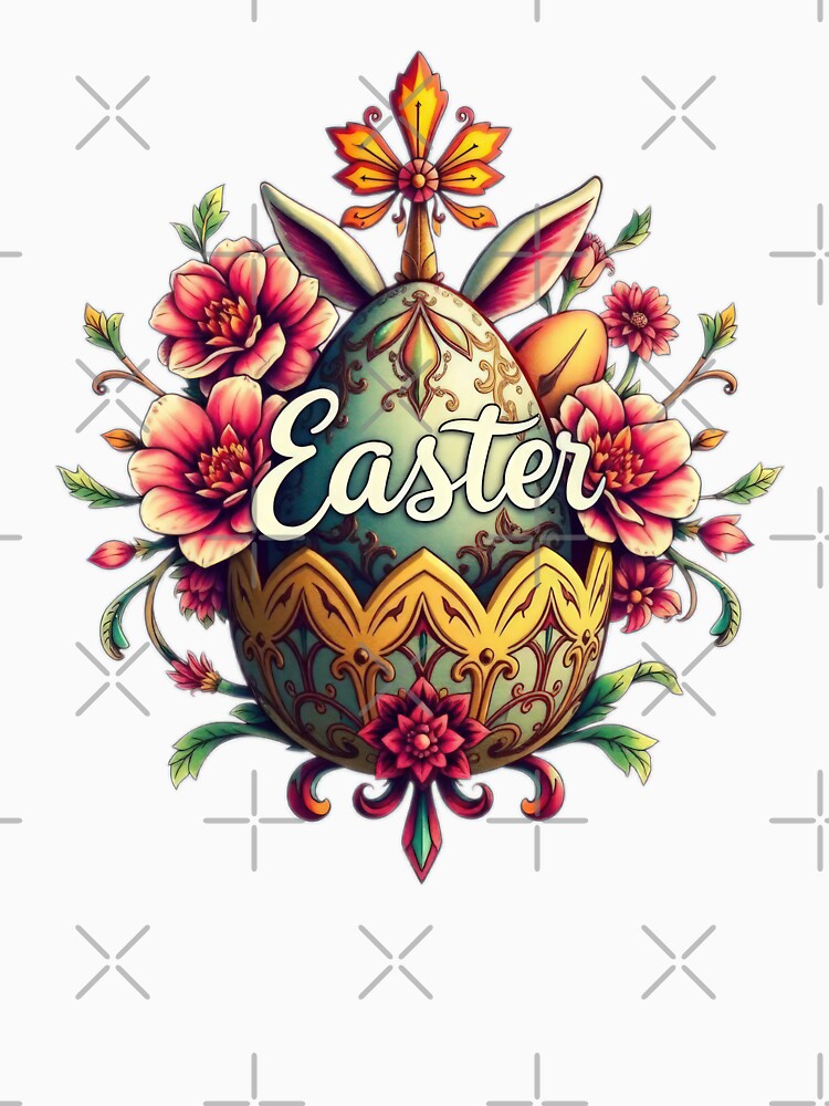 Easter egg with flowers ,egg,Happy Easter,Easter Day,easter illustration by Expressions-Sel