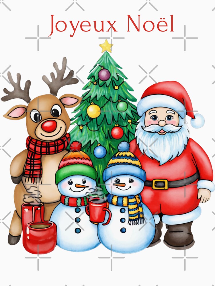 Merry Christmas Friends — Cute Family Characters Holiday Illustration by Artxotic Studio