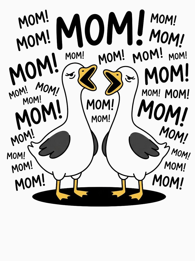 Mom Seagull Funny Mama Seagulls Mothers Day by ironicmuscle