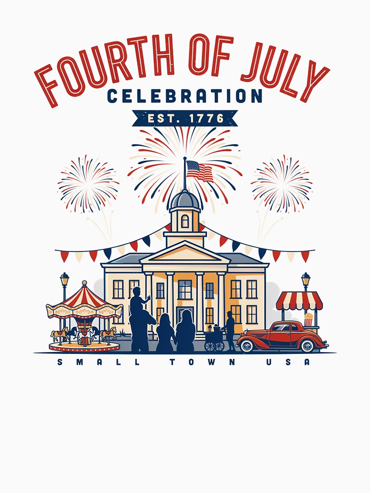 Independence Day - Fourth of July Celebration Small Town USA by ArcticFoxStudio